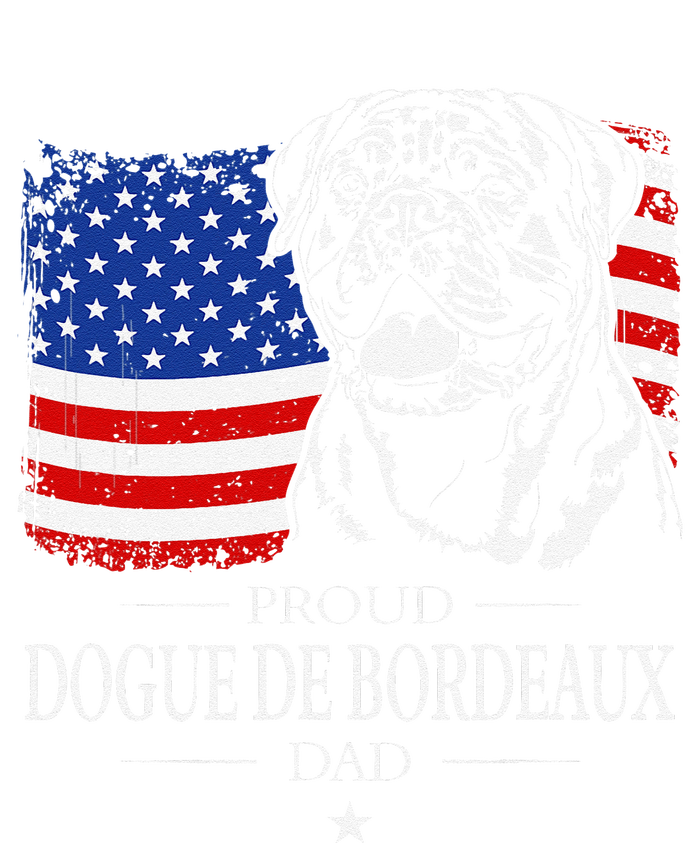 Proud Dogue De Bordeaux Dad American Flag Patriotic Dog Gift T-Shirt