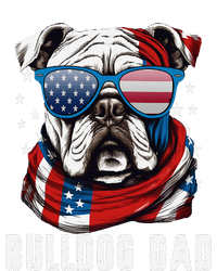 American Bulldog Dad Usa Flag 4th Of July Dog Father T-Shirt