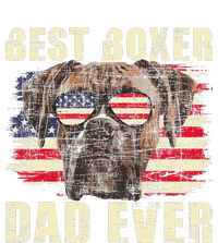 Best Boxer Dad Ever Usa Flag American Dog Animal Lover T-Shirt