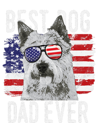 American Flag Best Dog Dad Ever Norwich Terriers Usa T-Shirt