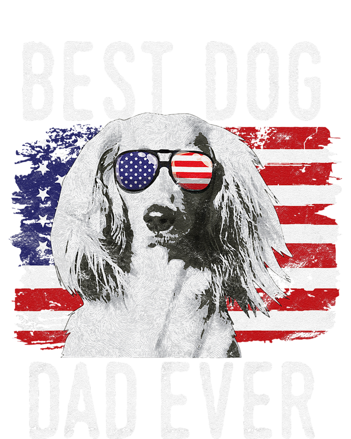 American Flag Best Dog Dad Ever Dachshund Usa Long Sleeve Shirt