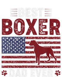 Best Boxer Dad Ever American Flag Dog Dad T-Shirt