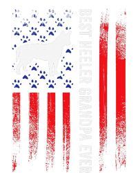 Best Heeler Grandpa American Flag Australian Cattle Dog Dad T-Shirt