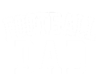 Football Dad Birthday Classic Bold Font Football Daddy Raglan Baseball Women's Racerback Tank