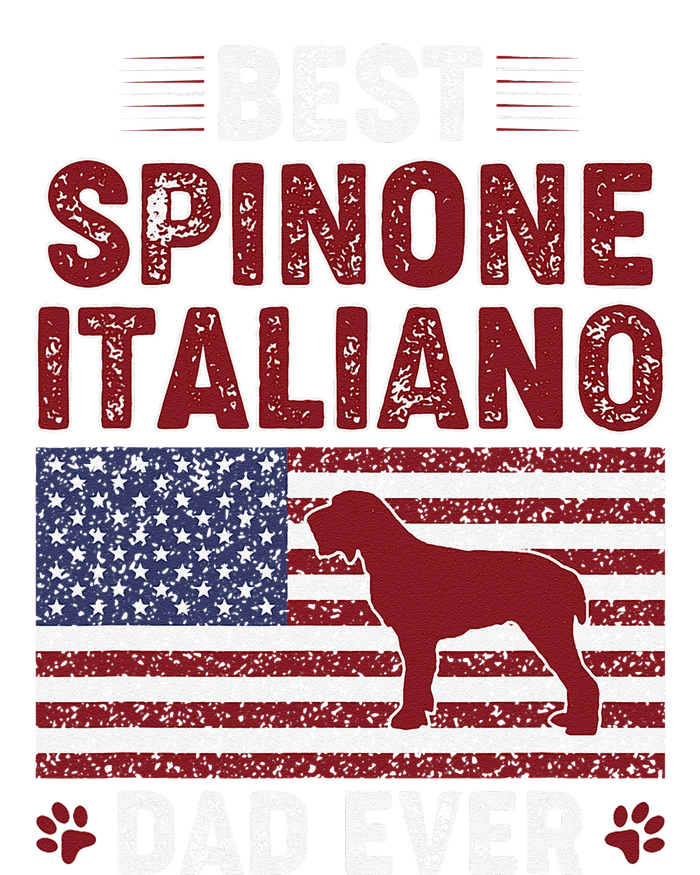 Best Spinone Italiano Dad Ever American Flag Dog Dad T-Shirt