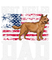 Best Red Heeler Dad American Flag Australian Cattle Dog T-Shirt