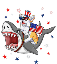 Corgi Shark 4th Of July Dog Mom Dad Puppy Lover T-Shirt