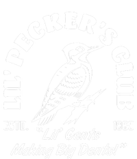 Vintage Woodpecker Lil Peckers Club Estd 1969 Lil Gents Making Big Dents T-Shirt