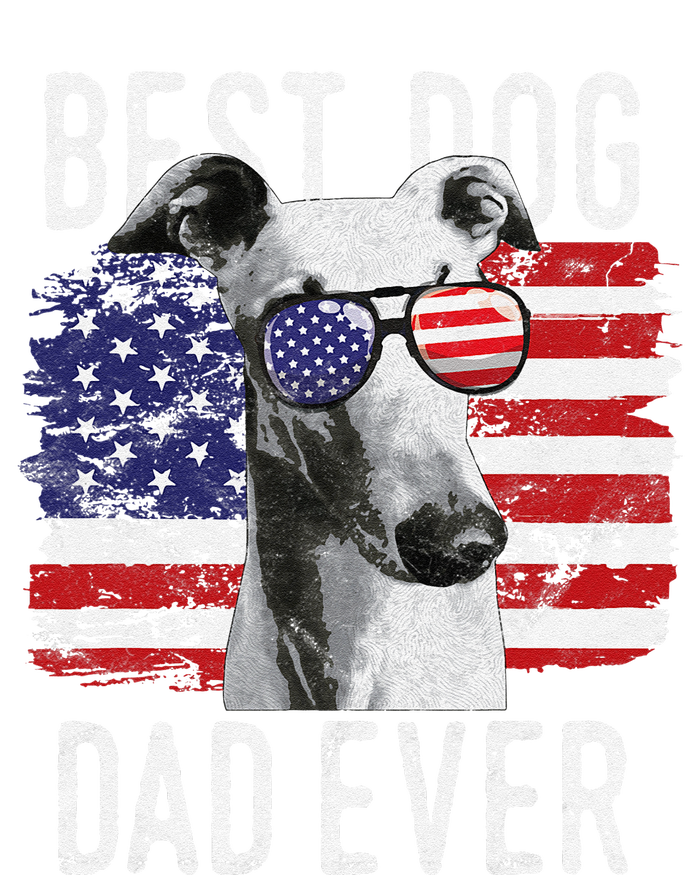 American Flag Best Dog Dad Ever Greyhounds Usa Cooling Performance Crew T-Shirt