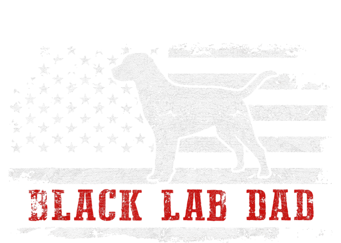 Black Lab Dad Distressed American Flag Patriotic Dog Cooling Performance Crew T-Shirt