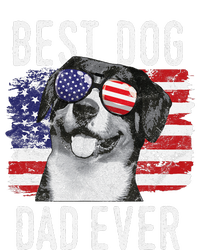 American Flag Best Dog Dad Ever Entlebucher Mountain Dogs T-Shirt