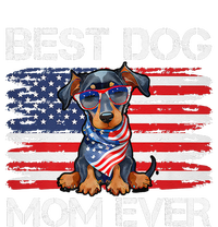 Doberman Dad Mom Dog Lover American Flag 4th Of July T-Shirt