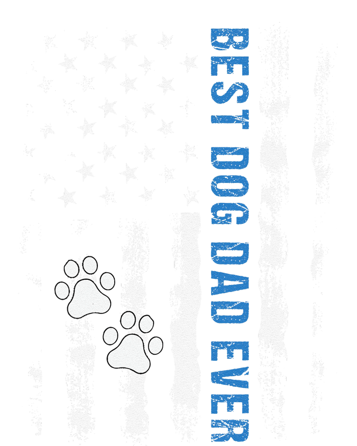 Best Dog Dad Ever American Flag FatherS Day Dog Lover Paw Cooling Performance Crew T-Shirt