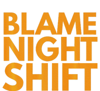 Blame Night Shift Funny Warehouse Toddler Zip Fleece Hoodie