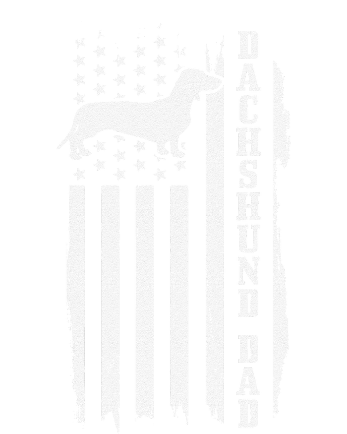 Dachshund Dad Vintage American Flag Patriotic T-Shirt