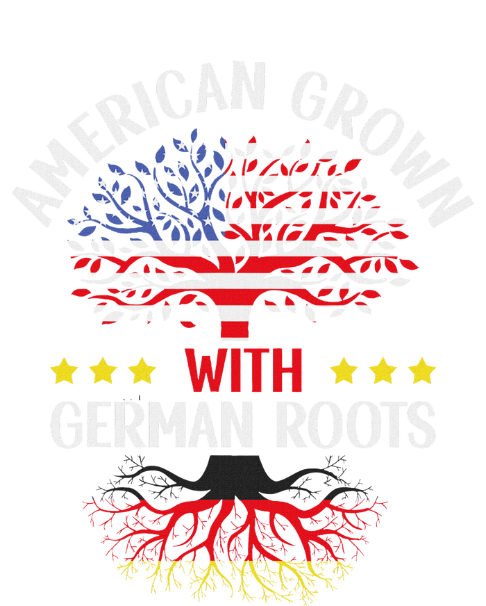 American Grown With German Roots Us Germany German American V-Neck T-Shirt