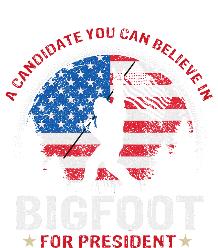 Bigfoot For President Election 2024 Funny Vote Sasquatch Usa T-Shirt