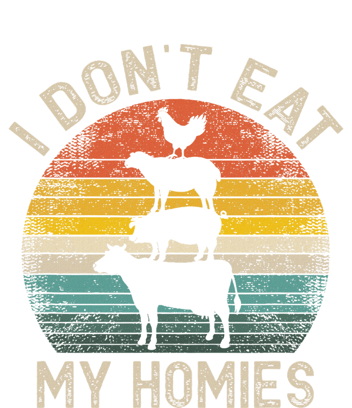 Vegetarian I DonT Eat My Homies Funny Vegan T-Shirt