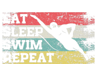 Vintage Retro Eat Sleep Swim Repeat Funny Swimmer Cool T-Shirt