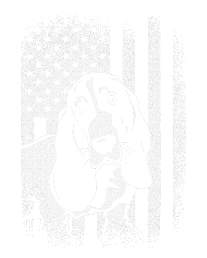 Basset Hound American Flag Dog Dad Dog Mom Lover T-Shirt