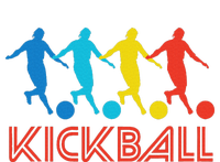 Kickball Player Retro Pop Art Kickball Graphic T-Shirt