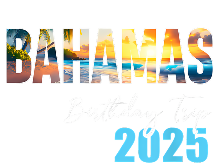 Bahamas Birthday Trip 2025 Vacation Party Crew Cruise Full-Length Apron With Pockets