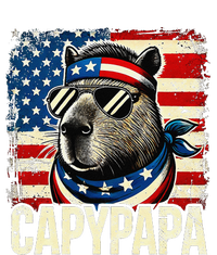 Capypapa 4th Of July American Flag Capybara Papa Usa T-Shirt