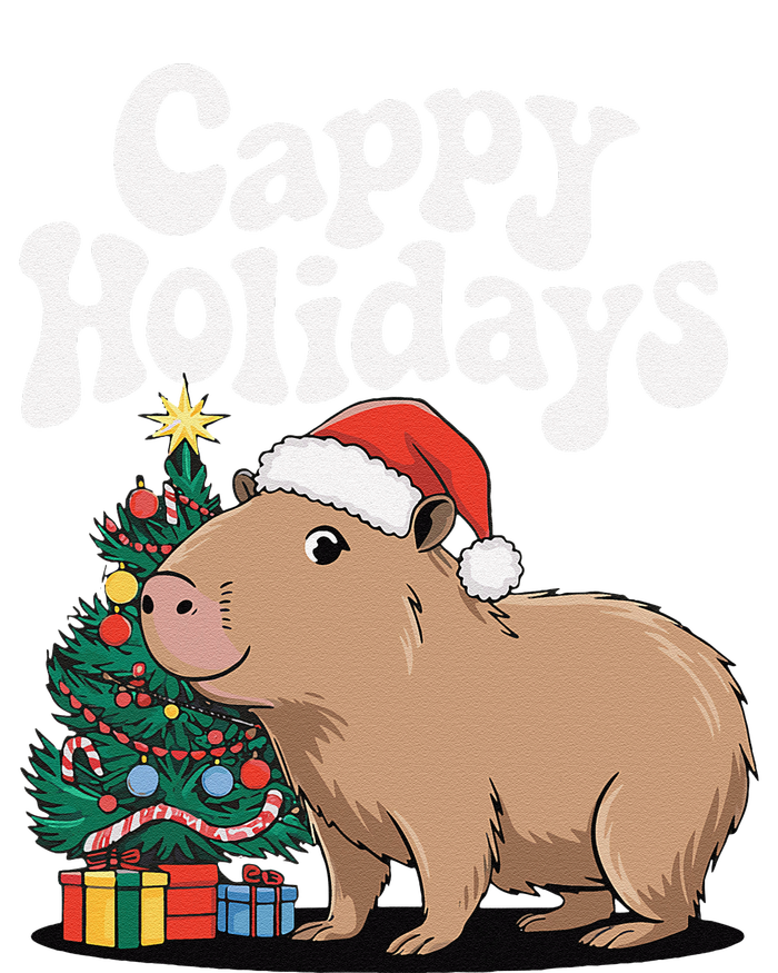 Cappy Holidays Capybara Christmas T-Shirt