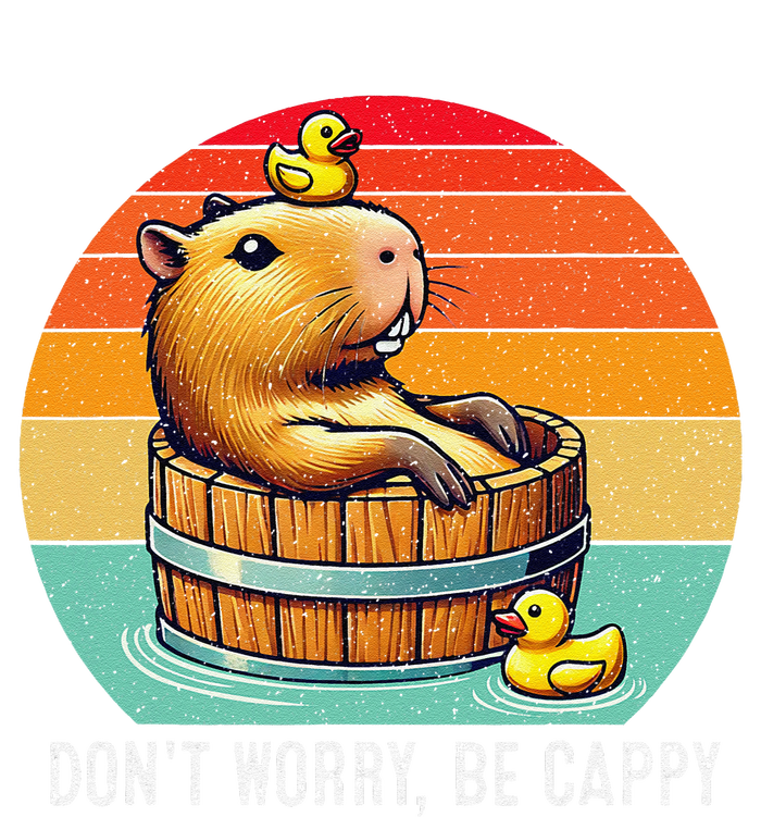 Retro Vintage Capybara Dont Be Worry Be Capy T-Shirt