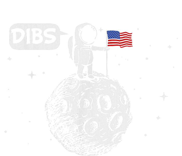 Dibs Flag On Moon Astronaut Space Ladies Essential Tank