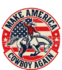 Vintage Western Rodeo Usa Flag Makes America A Cowboy Again T-Shirt