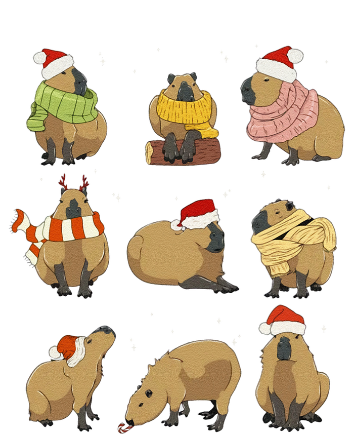 Santa Capybara Crew Christmas Funny Capybaras Lover Xmas Pj Mousepad