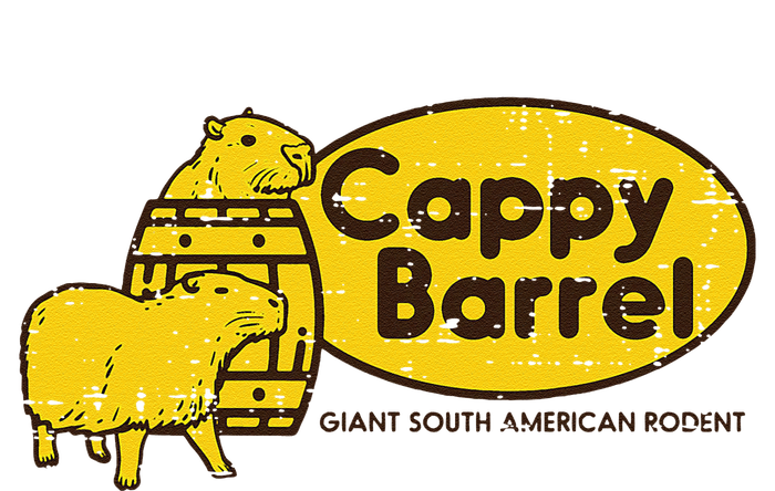 Capybara Cappy Barrel Giant South American Rodent T-Shirt