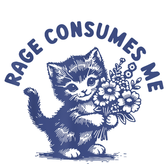 Cat Rage Consumes Me Tank Top