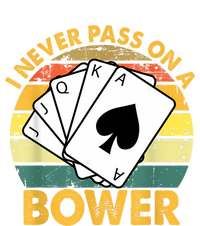 I Never Pass On A Bower Vintage Funny Euchre Card Game Tank Top