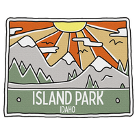 Island Park Idaho Mountains Sunshine Id Trip Souvenir T-Shirt