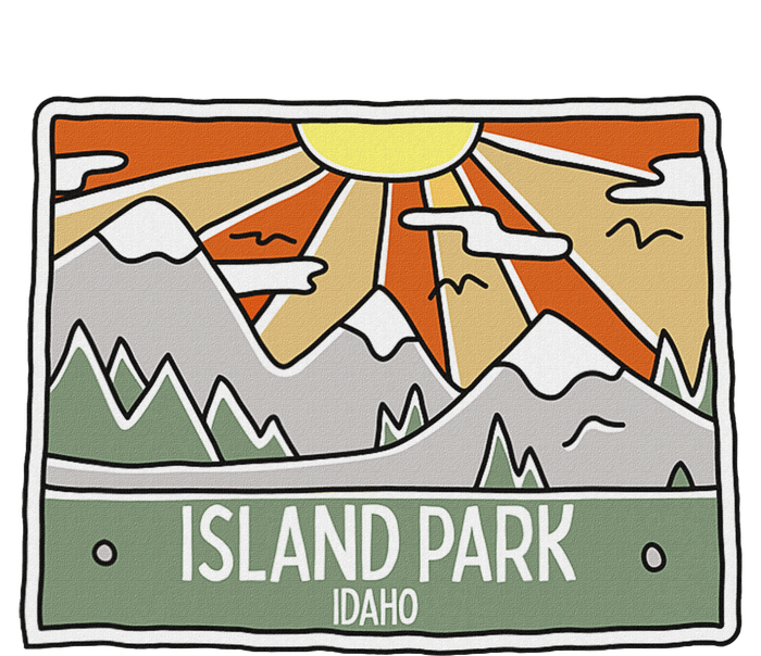 Island Park Idaho Mountains Sunshine Id Trip Souvenir T-Shirt