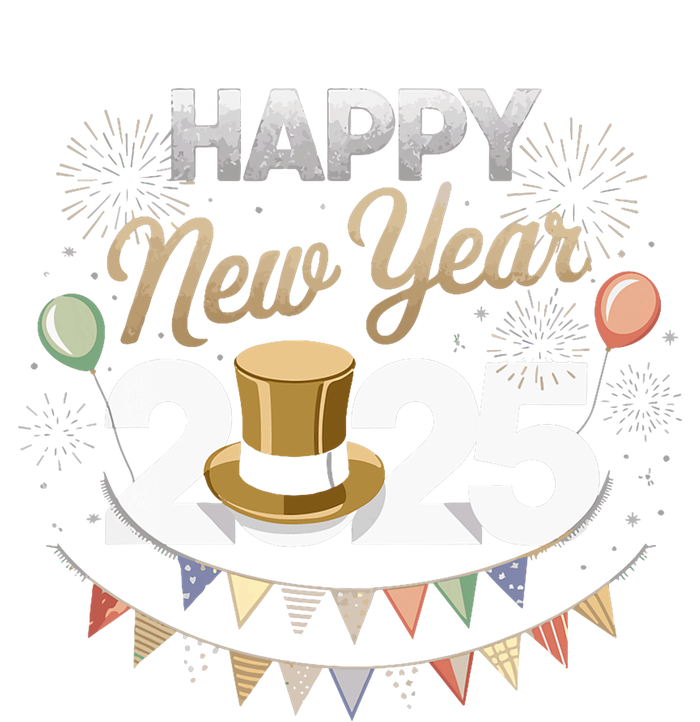 Happy New Year Party 2025 Ballon Family Matching Grommeted Golf Towel