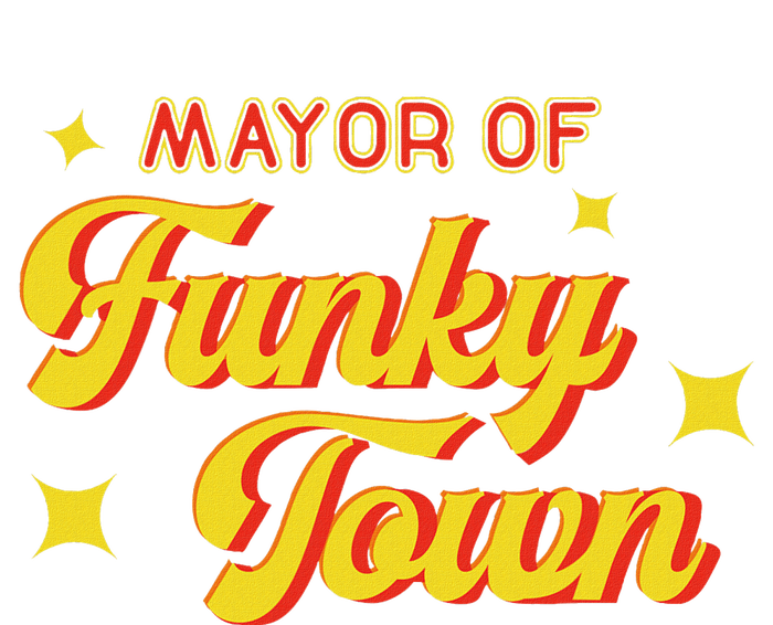 Mayor Of Funky Town 1970s Disco Funk 70s Retro Funk T-Shirt