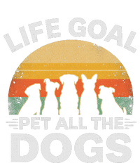 Life Goal Pet All The Dogs Funny Dog Lover Animal Friend Pajama Set