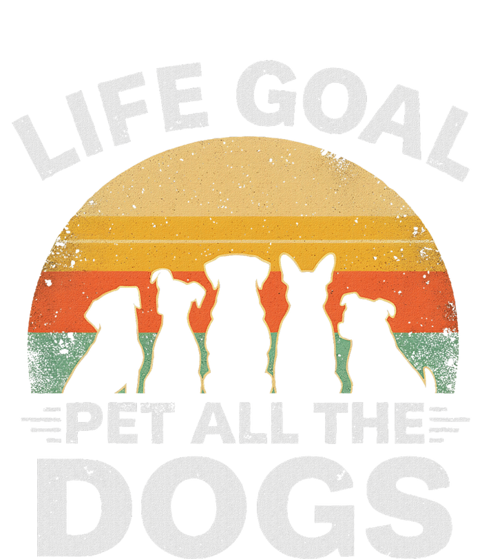 Life Goal Pet All The Dogs Funny Dog Lover Animal Friend Pajama Set