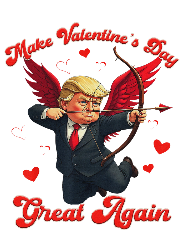 Make Valentine Day Great Again Funny Trump Lovers 2025 T-Shirt