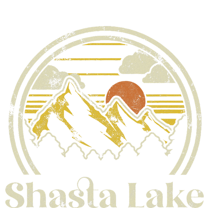 Shasta Lake Mountains California Hiking Outdoors Retro T-Shirt