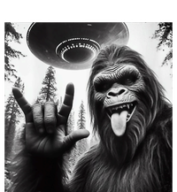 Funny Sasquatch Bigfoot Rock On Selfie With Ufo Alien Daily Commute Backpack