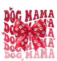 Dog Mama Valentine Coquette Bow Dog Mom Valentines USA-Made Doggie Bandana