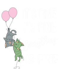 ItS Fine IM Fine Everything Is Fine Funny Cat Lover Gift T-Shirt