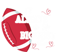 ILl Always Be His Biggest Fan Leopard Football Mom Sister Gift T-Shirt