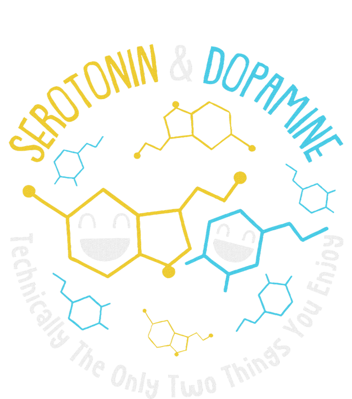 Serotonin & Dopamine Technically The Only Two Things You Tie-Dye Long Sleeve Shirt