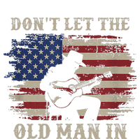 Retro Vintage DonT Let The Old Man In Cowboy Us Flag T-Shirt