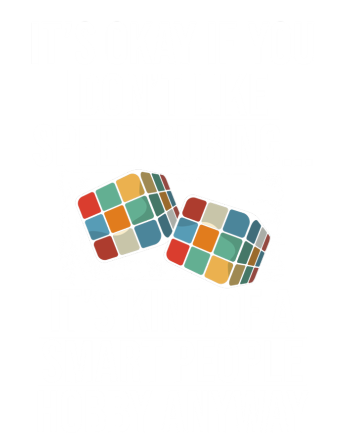 Speed Cubing Puzzle Cube Cuber Master Speed Cuber Humor Great Gift Valucap Bio-Washed Visor